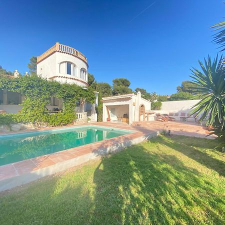 Beautiful Villa With Pool, Barbecue, And Garden Jávea Exteriér fotografie