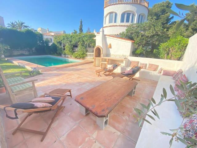 Beautiful Villa With Pool, Barbecue, And Garden Jávea Exteriér fotografie